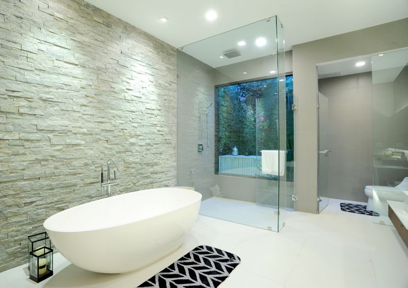 Spa Bathroom with Natural Elements